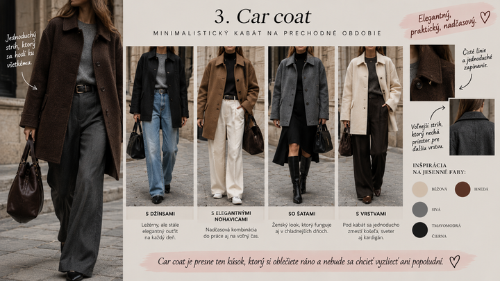 Car coat - vizualizácia
